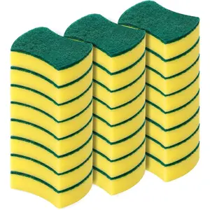 Kitchen Cleaning Sponges, 24 Pack Eco Non-Scratch for Dish,Scrub Sponges