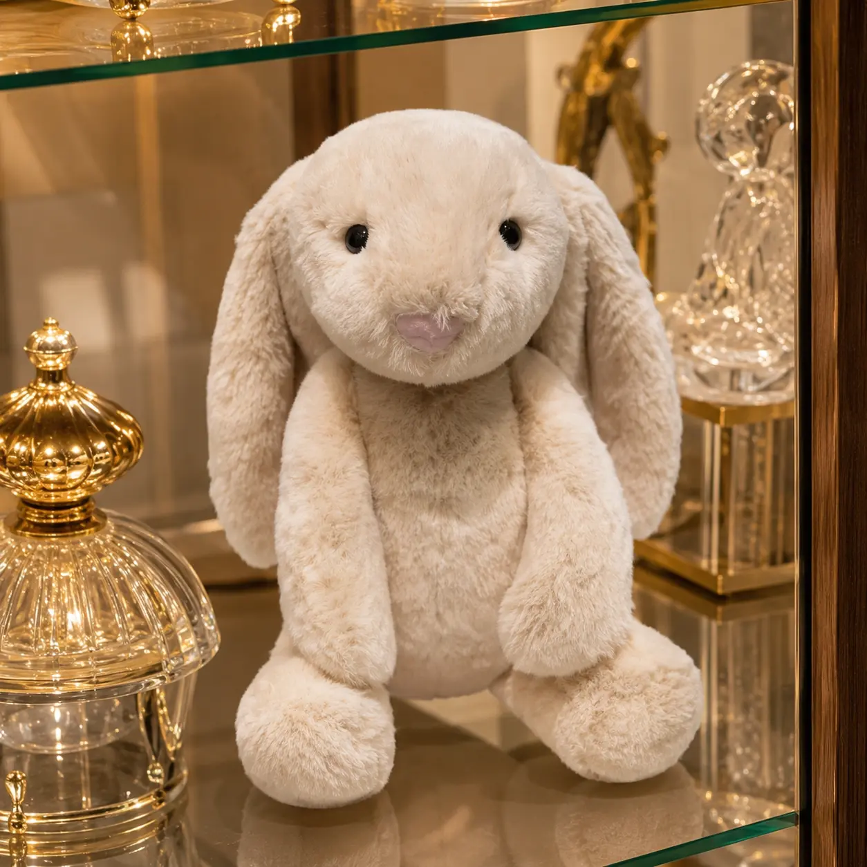 Jellycat Classic Cream Rabbit Plush – Adorable Long Ear Bunny for Nursery Decor and Gifting
