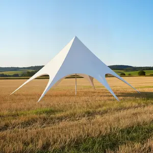 Waterproof Stainless Steel Frame Spider Star Shade Tent for Outdoor Events - Versatile Design for Weddings, Events, or Camping
