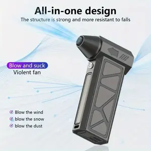 Wireless Air Duster with 100000 Rpm High Power, Fast Charging, Adjustable Speeds, Ideal for Computer Keyboard Home Outdoor Car Cleaning, Portable Dust Cleaner