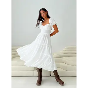 Danny Midi Dress White