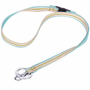 3M Reflective Multi Color Stripe Lanyard Half Inch Wide