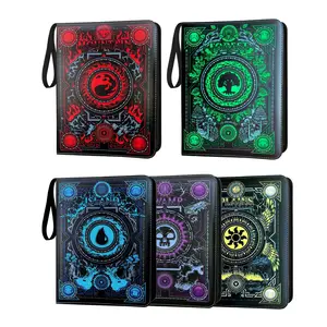 9 Pocket Card Binder with Sleeves 900 Double Sided Pocket Premium Collector Card Album,Card Collection Folder for Game,Sport, Trading Card Sleeves