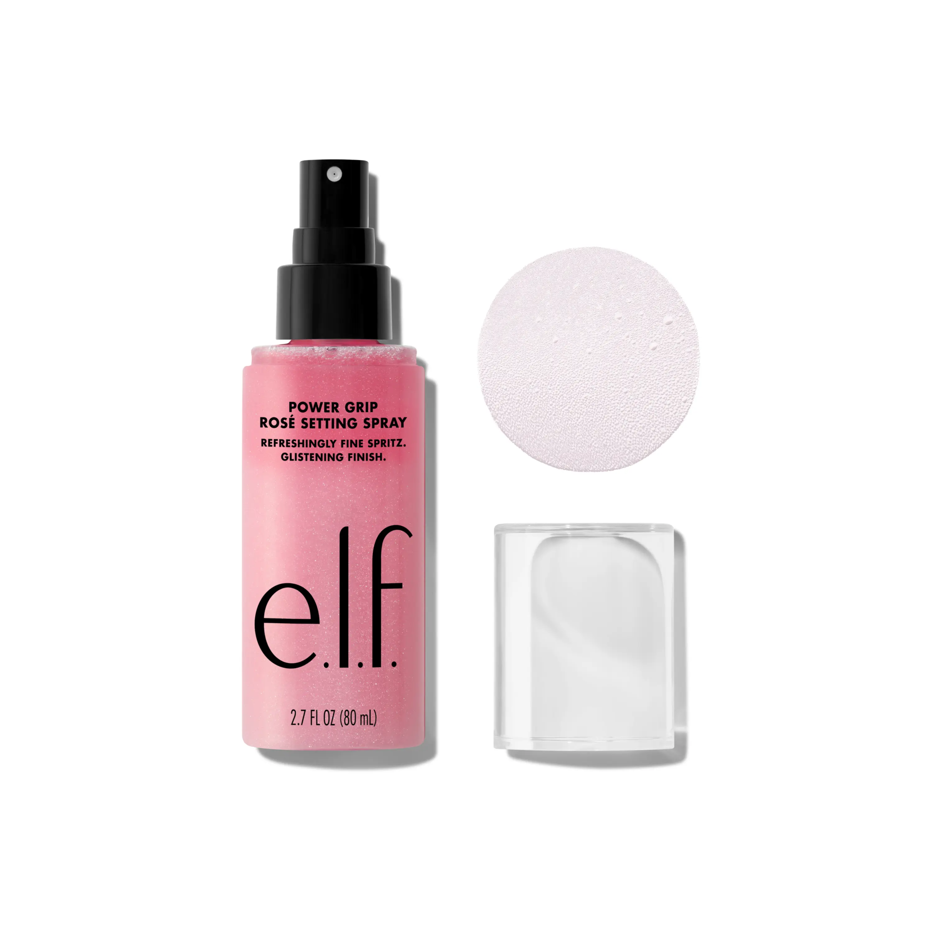 e.l.f. Power Grip Rosé Makeup Setting Spray, Cosmetic Long-Lasting Fixing Spray for Makeup Locking