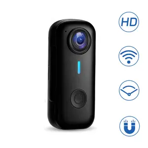 Mini Body Camera with Audio and Video Recording 1080P 1GB-32GB Motion Detection Video Recorder Wearable POV Camcorder with Magnetic Pocket Portable DV for Cycling,Pets,Walking,Travaling