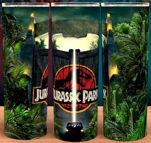 Jurassic Park 90s Dinosaur Collection Cup Mug Tumbler 20oz Drinkware Stainless Steel Insulated