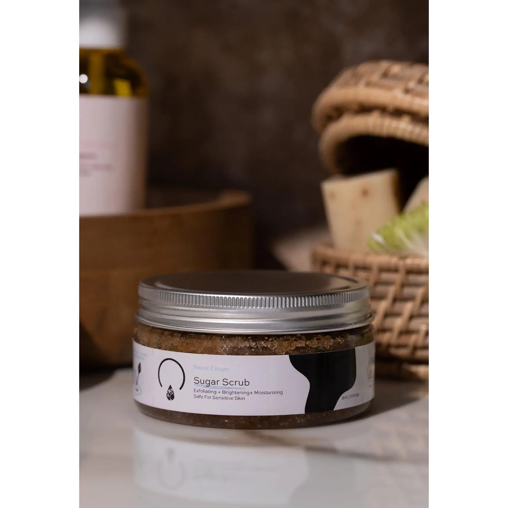 Sweet Cream Sugar Body & Face Scrub