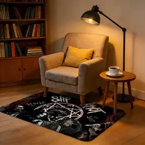 slipknot Floor Mat Soft Absorbent Quick-Dry Bath Kitchen Mat, Non-Slip Washable Floor Rug for Shower Toilet Doorway Entryway Balcony. Thin Low Profile, Waterproof Backing, Durable, Easy Clean, Modern Simple Home Decor