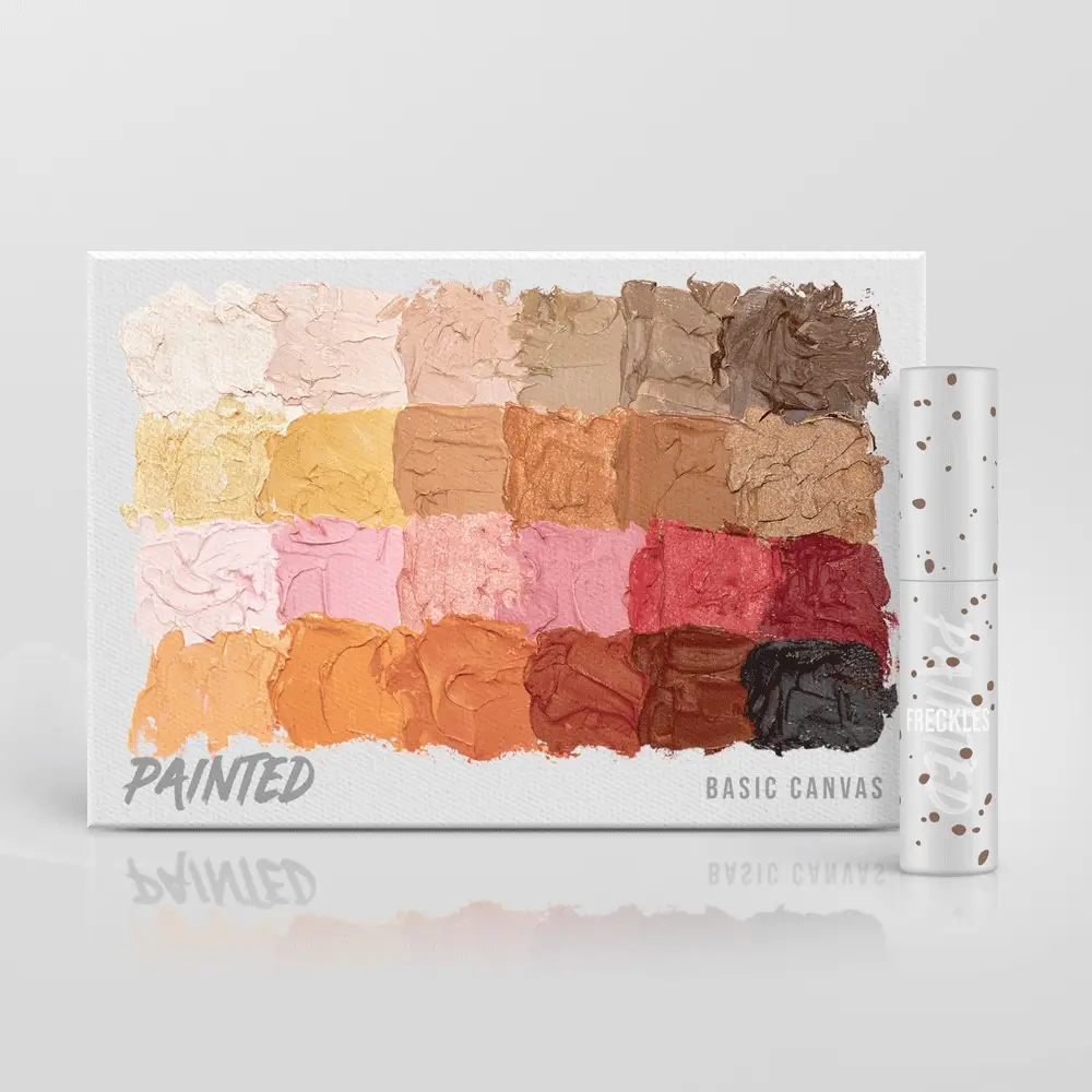 Basic Canvas + Freckles Bundle Highly Pigmented Palette Eyeshadow Makeup