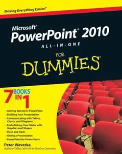USED-PowerPoint 2010 All-In-One for Dummies by Weverka, Peter (Paperback)