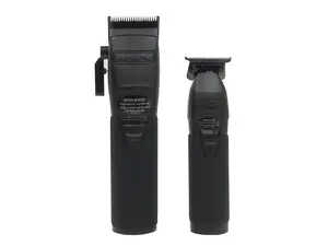 BaByliss Pro LIMITEDFX Collection Limited Edition Trimmer and Double Foil Shaver Black, FXDUOFS2TMB