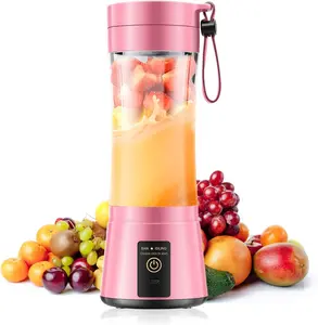 Cordless Personal Size Portable Blender - 380Ml Blender Smoothies and Shakes, BPA Free Traveling Juice Cup with Powerful Blending, Freshly Squeezed in Sports/Travel/Home