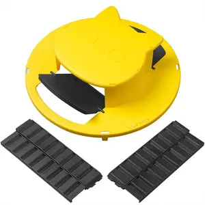 2024Auto Moustrap Bucket, Flip Slide Bucket Lid, Mousetrap Auto Reset Design Balance Mousetrap For Indoor Outdoor