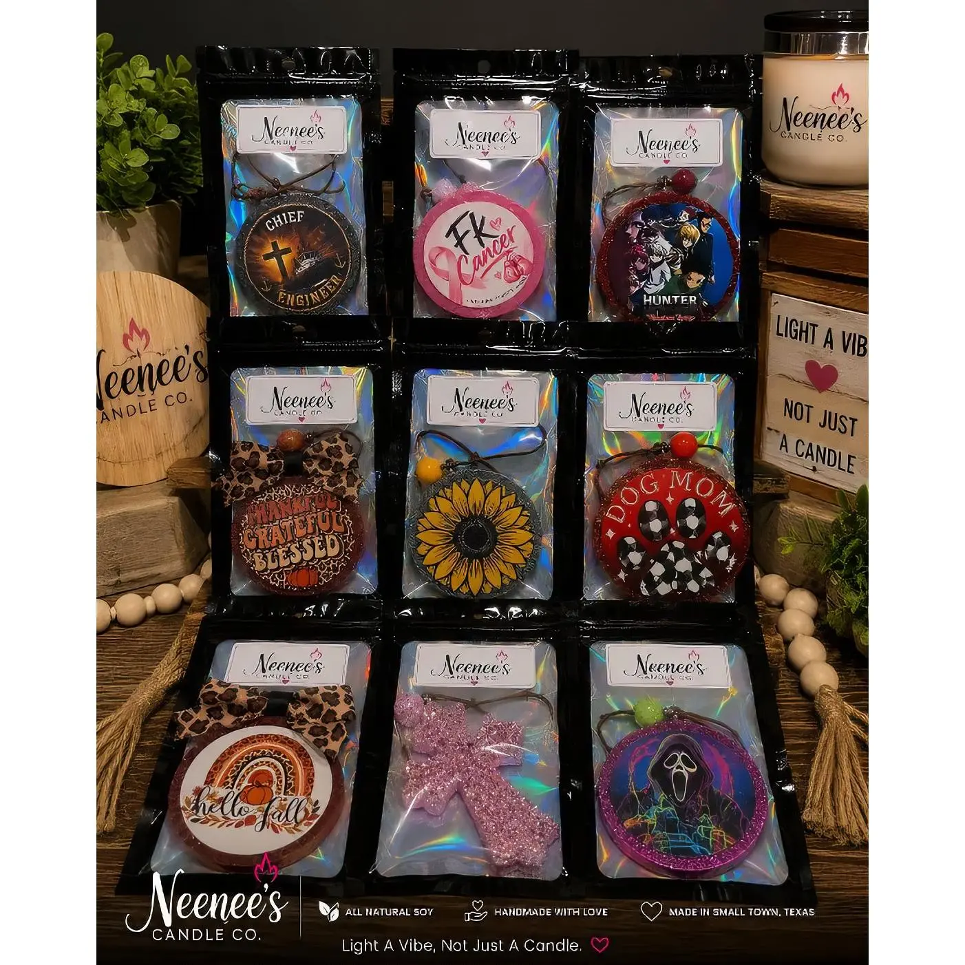 Aroma Beaded Car Freshies Handmade Aroma Freshies with Long-lasting Fragrance for Cars Lockers Closets & Offices Long Lasting Arima Car Freshie