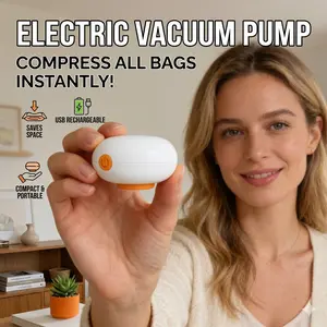 Portable Electric Vacuum Pump for Storage Bags| Ultimate Space Saver
