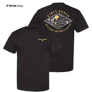 Kimes Ranch Western T-Shirt, Classic Cowboy Lifestyle Tee For Rodeo And Western Fans, For Men, For Women, Full Size, Full Color