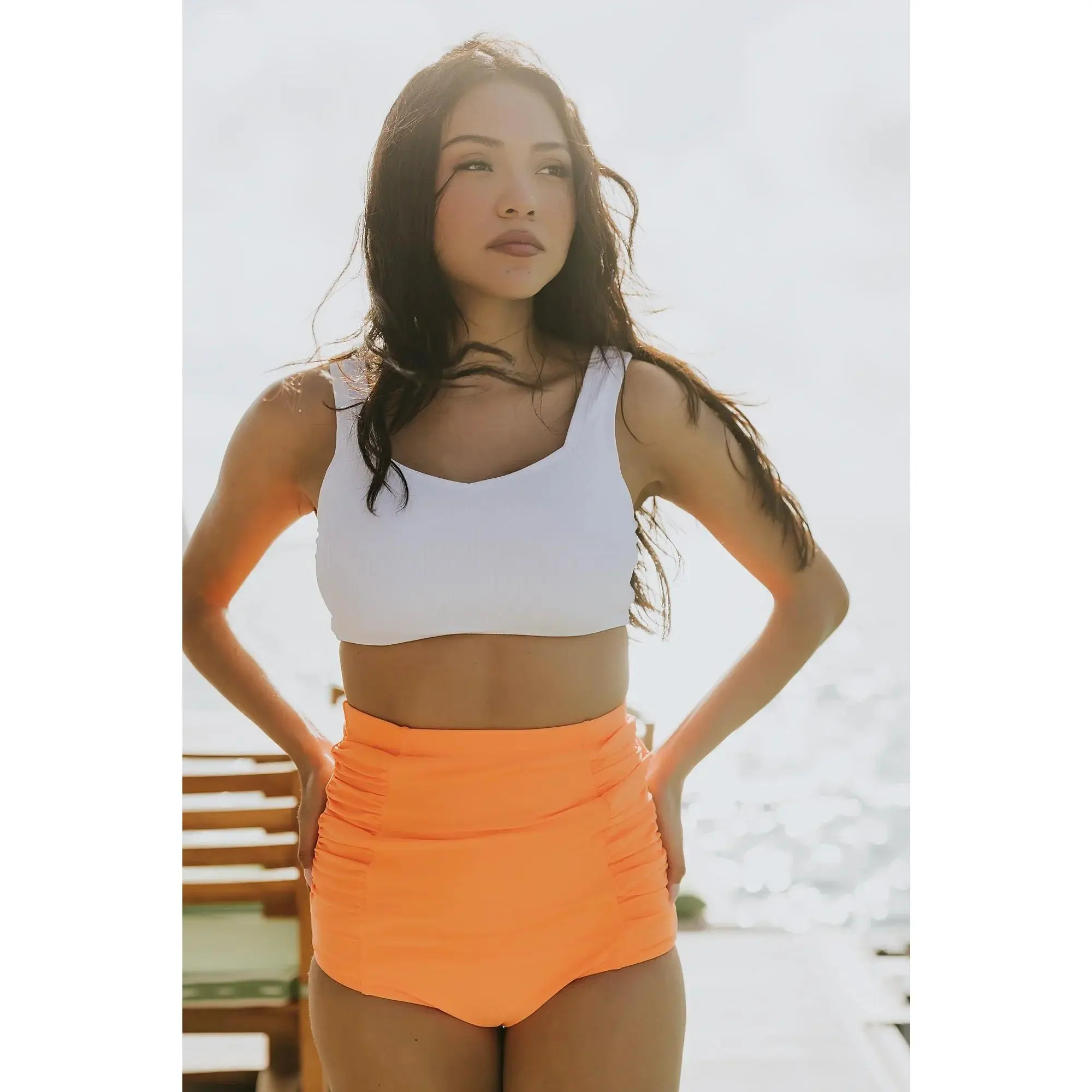 Sun Baked Bottoms | Neon Orange | Final Sale