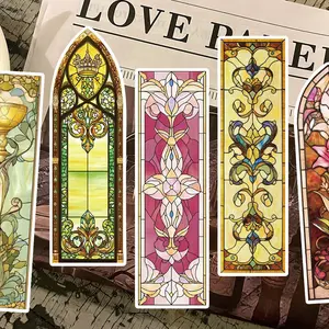 Vintage Church Pattern Bookmark, 30pcs/set Creative Paper Bookmark, Reading Bookmark, Book Decoration Card, Gift for Friends, Book Accessories