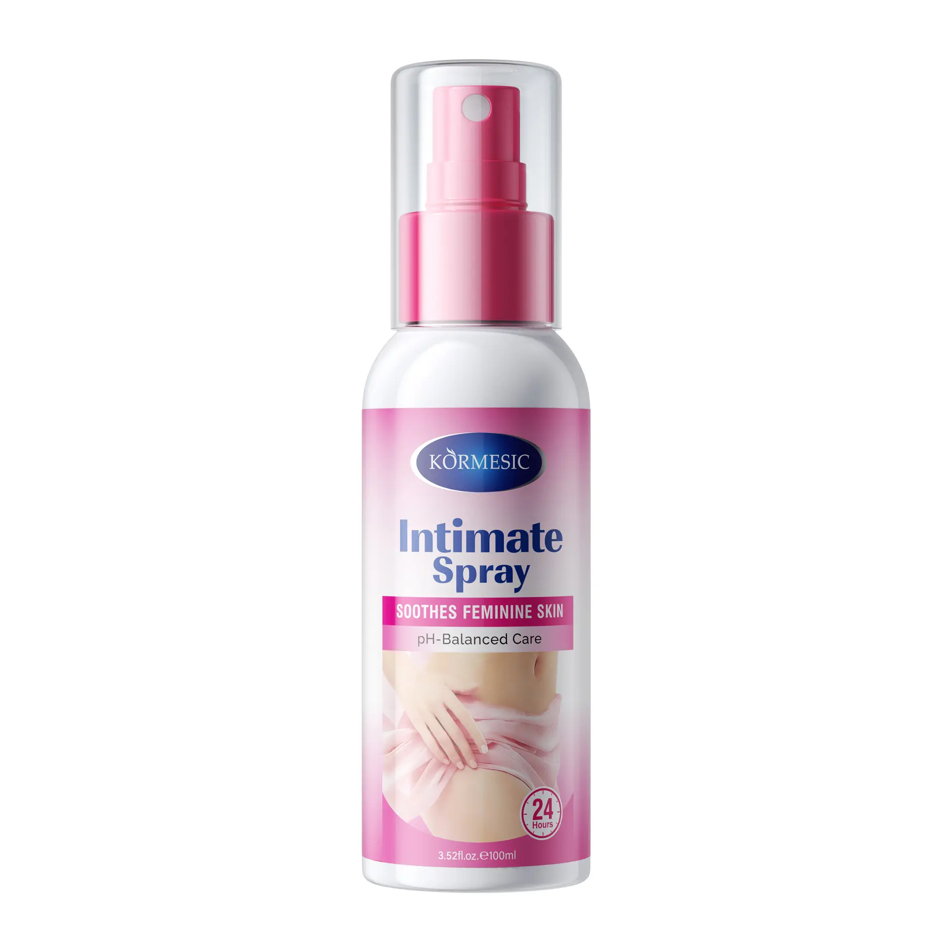 KORMESIC Gentle Intimate Care Spray – Hydrating Feminine Mist for Sensitive Skin & All-Day Comfort, 3.4 fl oz
