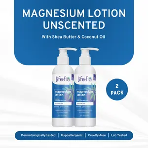 Unscented Magnesium Lotion 2‑Pack