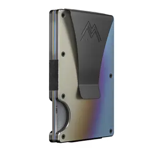 Minimalist Wallet for Men - Slim RFID Wallet I Scratch Resistant, Credit Card Holder & Money Clip, Easily Removable Money & Cards, Mens Wallets minimalist wallet