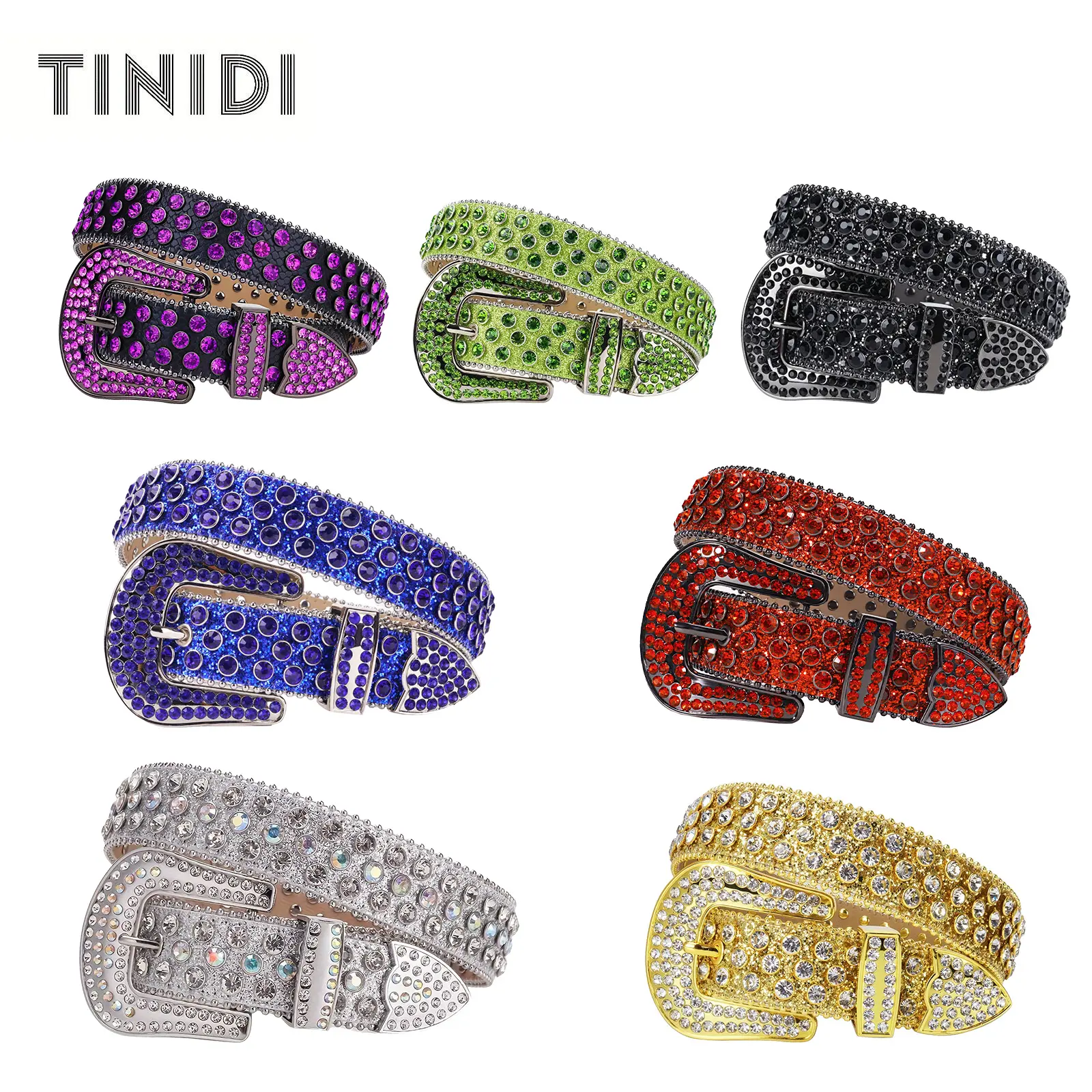 （multicolor）BB belt y2k Handmade Rhinestone Belt  Suitable For Both Men And Women,With Western Hip-hop Style, Perfect For Decorating And Matching With Jeans. Luxury Holographic Rhinestone Belt Trendy Exquisite Belt Pu Leather Belts Leatherbelt