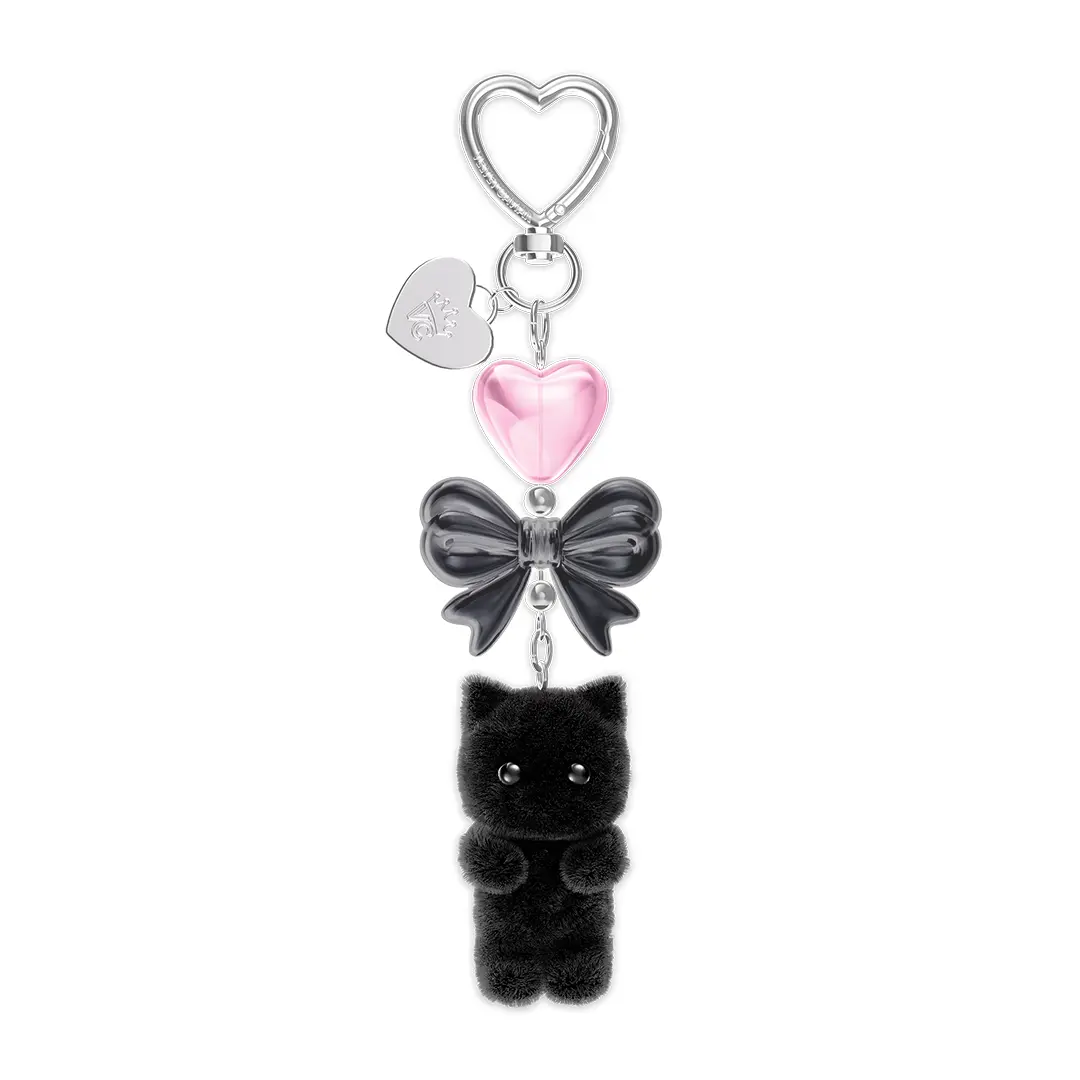 Black Cat Bag Charm