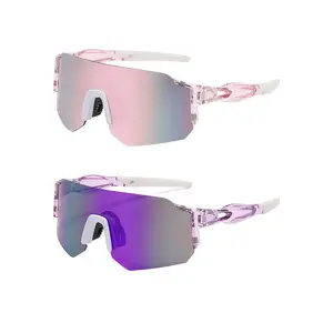 (USA) Cycling Glasses - Colorful Windproof UV400 UV Protective Sports Sunglasses, Dual-Sport Eyewear for Outdoor Fishing & Mountain Biking, Uv Protective Glasses
