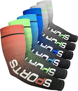 5 Pairs UV Protection Arm Sleeves Ice Silk Cooling for Men Women Daily Driving Commuting Outdoor Work Breathable SummerVibes