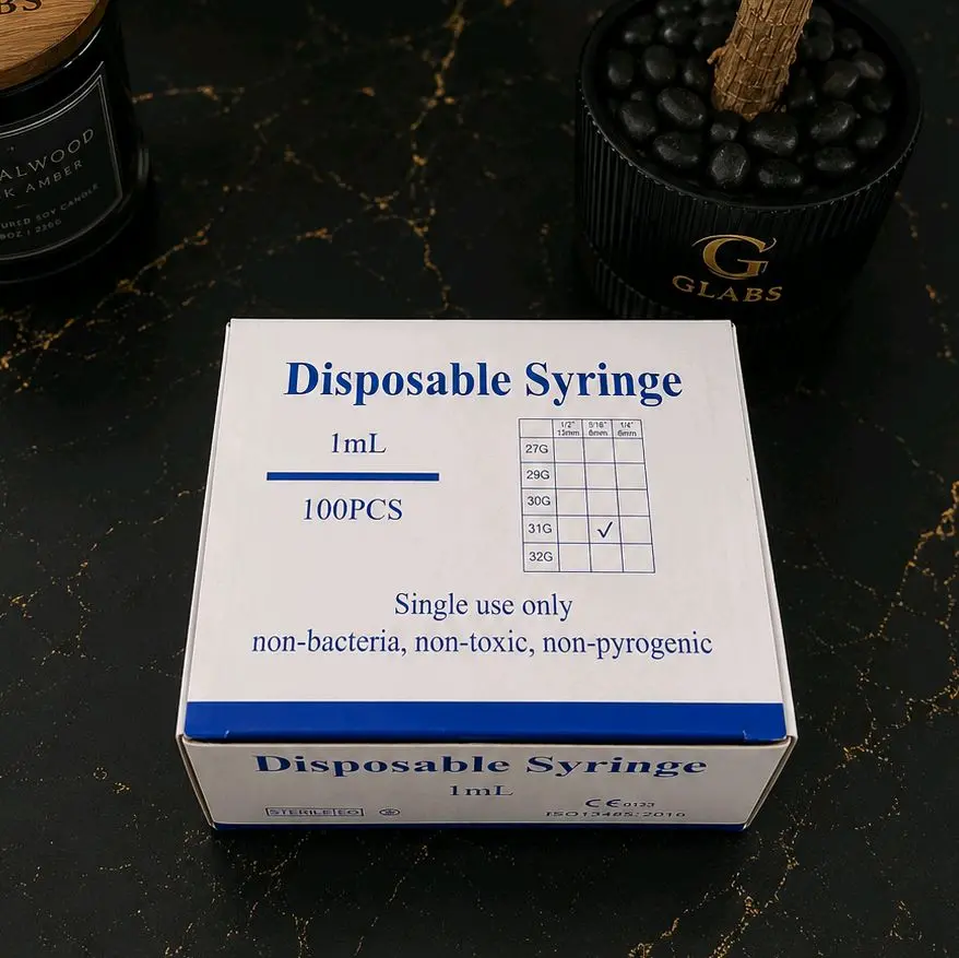 100 PCs 1mL 31G Needles