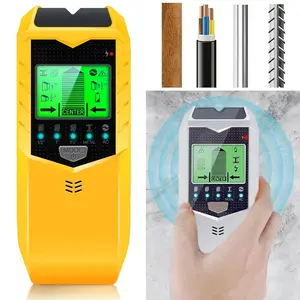 5 in 1 Wall Scanner, 1 Count Multimodal Scanning LCD Display Wall Detector, High Precision Wall Scanner for Home Construction, Line Detection