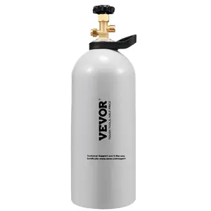 VEVOR CO2 Tank, 20 lbs New Aluminum Alloy Cylinder, CO2 Air Tank with Spray Coating, CGA320 Valve, Handle Adjustable Pressure, DOT TC Approved Cylinder for Draft Beer Dispensing and Soda MakerVEVOR Super Brand Day