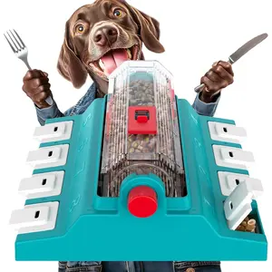 2 Levels of Challenge, Size,Paw-Activated Rolling  Puzzle Feeder ,U.S. Brand & Design, Puzzles for Aggressive Chewers Dogs   Slow Dispenser