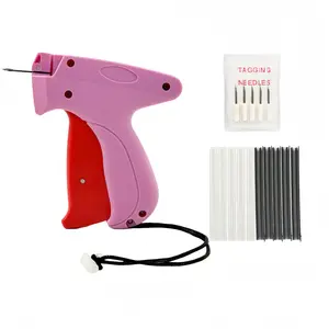Handheld Micro Stitch Gun for Clothes - Compact Quick Clothing Fixer Style, Includes 500 Black/500 White Fasteners & 5 Needles, Ideal Mini Sewing Tool for Clothing Tagging & Repairs (Home/Shop Use)
