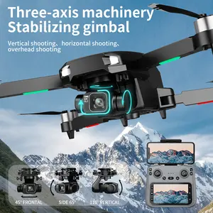 【surprise gift】F204 Drone with Large Screen 4K Dual Camera, 5G GPS Remote Control, Obstacle Avoidance, One-Key Return, Optical Flow, 2-Speed Modes - Perfect for Beginners