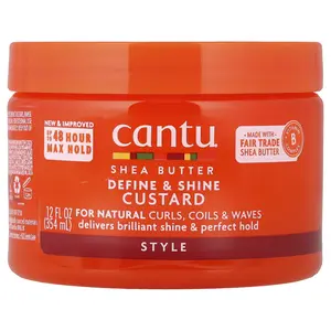 Cantu Shea Butter, Define & Shine Custard, 12 fl oz (354 ml)