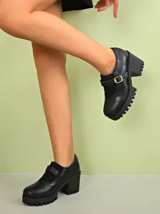 Women's Fashionable Solid Color Platform Loafers, Flatform, Casual Comfortable Round Toe Slip on Shoes for Daily Wear, All Match Shoes for Daily Wear, Walking Shoes