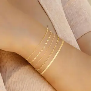 5pcs Stackable Bracelets For Women Bracelet Set Adjustable Charm Bracelet Waterproof Jewelry Fashion Bracelets For Women Accessories Back To School Gifts