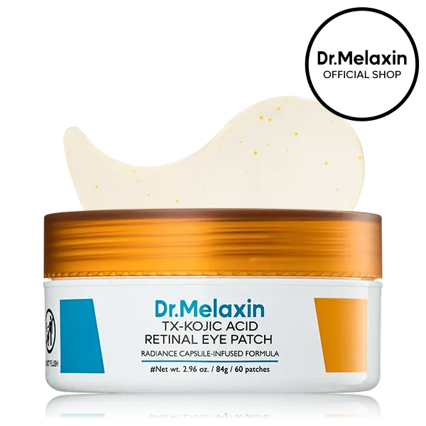 [Dr.Melaxin Official] TX Kojic Acid Retinal Eye Patch 60ea Korean Skin Care Cosmetics for Dark Circles Puffiness Radiance Anti-Aging Wrinkles