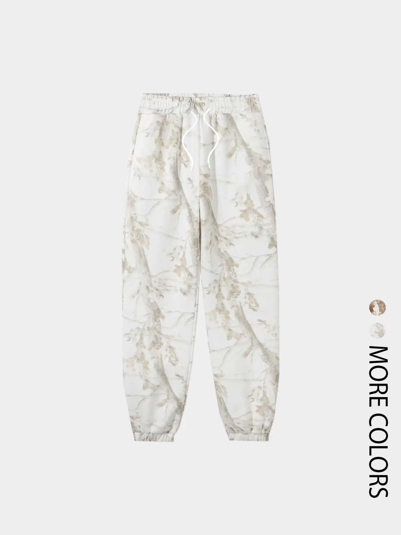 Men's Women's Fall Winter Camo Fleece Sweatpants, Loose-Fit Casual Pants, Elastic Waistband, Digital Print, Thick Fabric, Camouflage Sweatpants, Casual Style Sweatpants