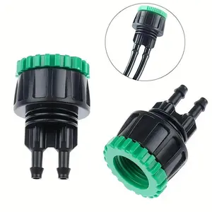 3/4" To 1/4" Universal Garden Hose Adapter, Durable Plastic Hose Connector, Watering & Irrigation Supplies for Outdoor Garden