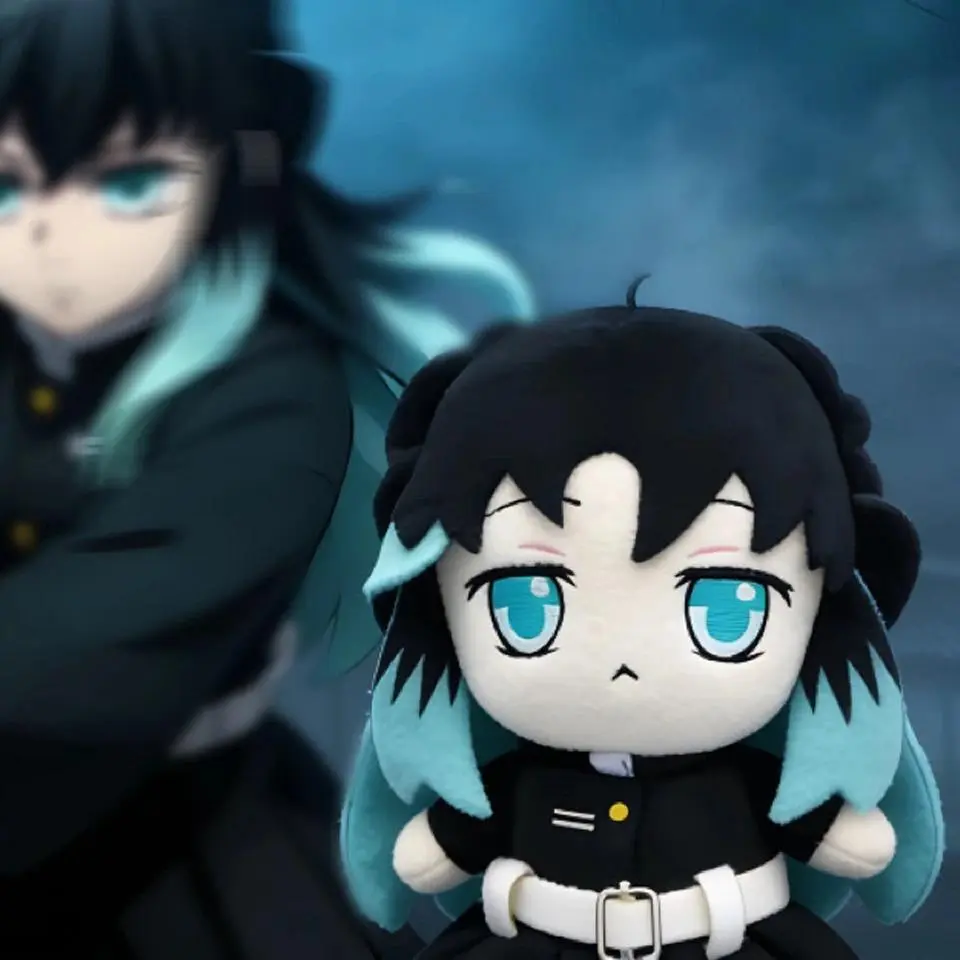 100% Brand New 26cm Japanese Anime Demon Slayer Tokitou Muichiro Soft Filled Plush Toy, Cute Stuffed Doll, House Decoration, Unisex Ideal Birthday Gift, Classic Collectible Toy (As Picture)