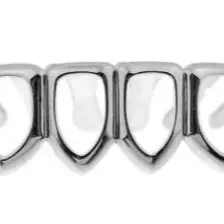Silver hollowing (lower teeth)