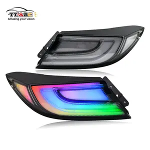 TT-ABC RGB Tail Light Assembly for 2021-2025 Toyota GR86 & Subaru BRZ 2nd Gen ZN8 ZD8 with Manufacturer Warranty & Vibrant RGB Lighting