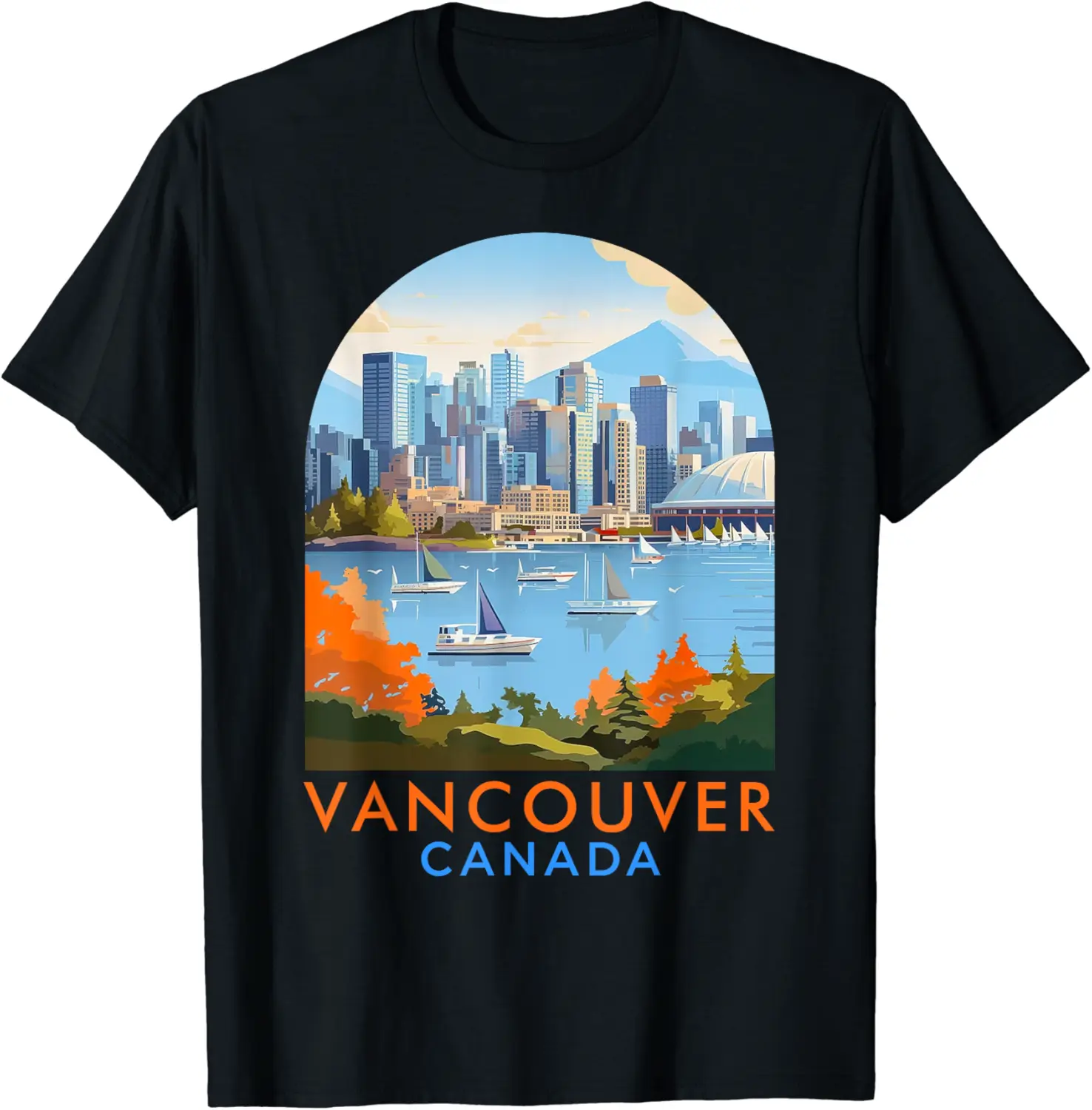 Vancouver Travel Adventure Trip Vacation Vancouver Canada T-Shirt - Hufsakha Shop 78B0CQPH3ZHX