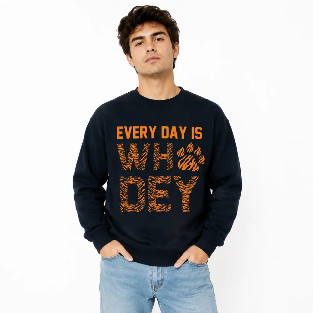 Cincinnati Who Dey Fan Apparel Game Day Sweatshirt For Every Bengals Fan Sweatshirt