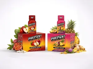 Pretox+ Wellness Drink Vegan Sugar-Free Travel-Friendly 6-Pack with Electrolytes Vitamins & Plant-Based Ingredients for Hydration Energy & Antioxidant Support