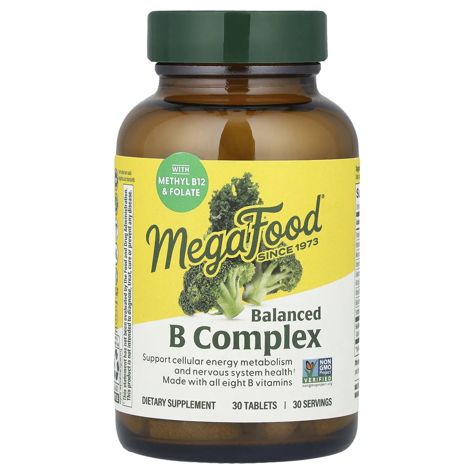 MegaFood Balanced B Complex, 30 Tablets