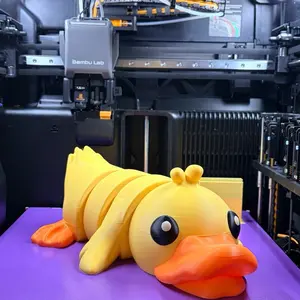 Giant 11” 3D Printed Articulated Flexi Rubber Duck