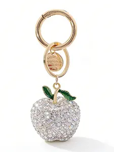 Cute Apple Keychain Pendant, Casual Style, Perfect for Women and Kids, Ideal for Bags, Keys, Car Keys, Phone Chain, Holiday Gift